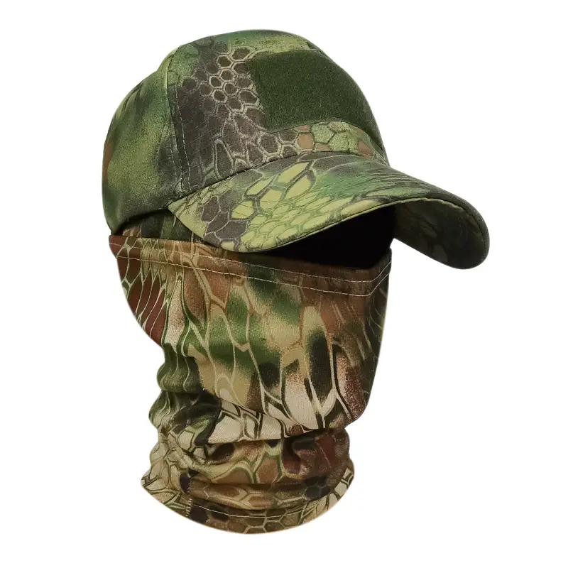 Cross Border Camo Baseball Cap Mask Outdoor Mountaineering Hunting Fishing Sunscreen Cap Tactical Army Fan Baseball Cap — feature 24