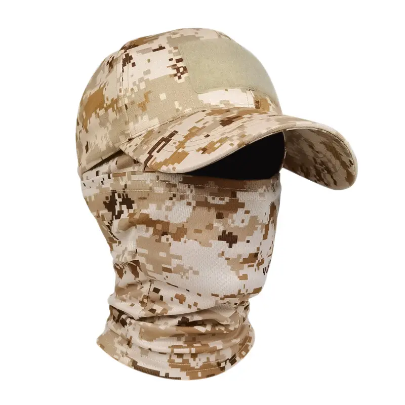 Cross Border Camo Baseball Cap Mask Outdoor Mountaineering Hunting Fishing Sunscreen Cap Tactical Army Fan Baseball Cap — feature 26