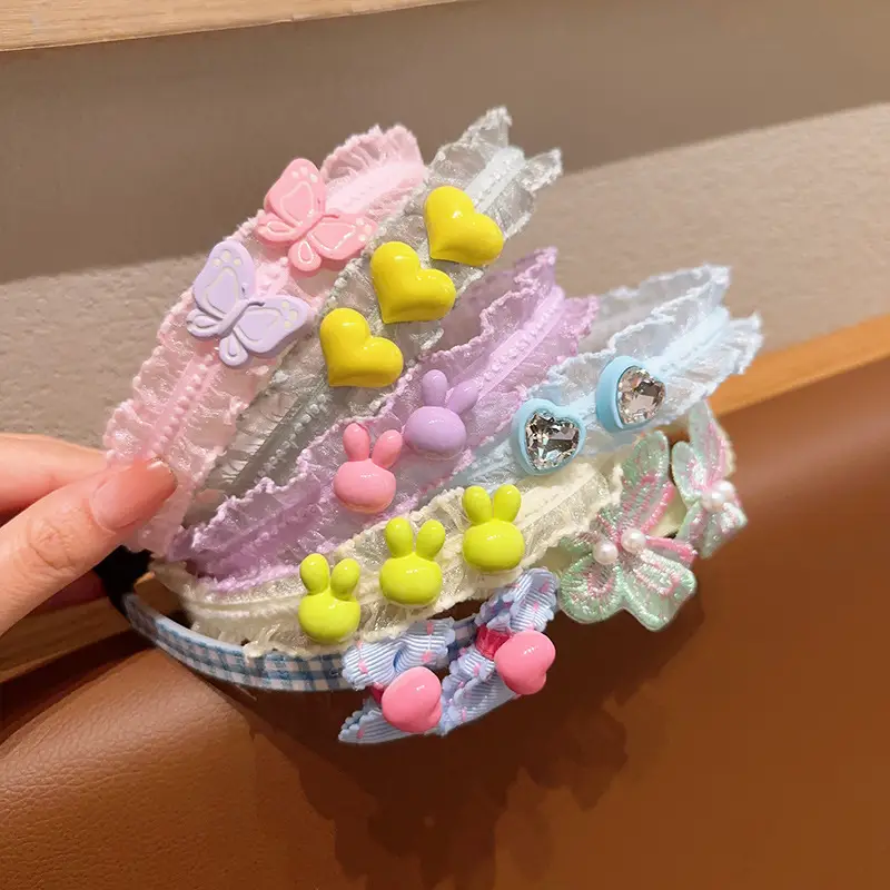 Cute Flower-Shaped Hairbands for Girls - Image 7