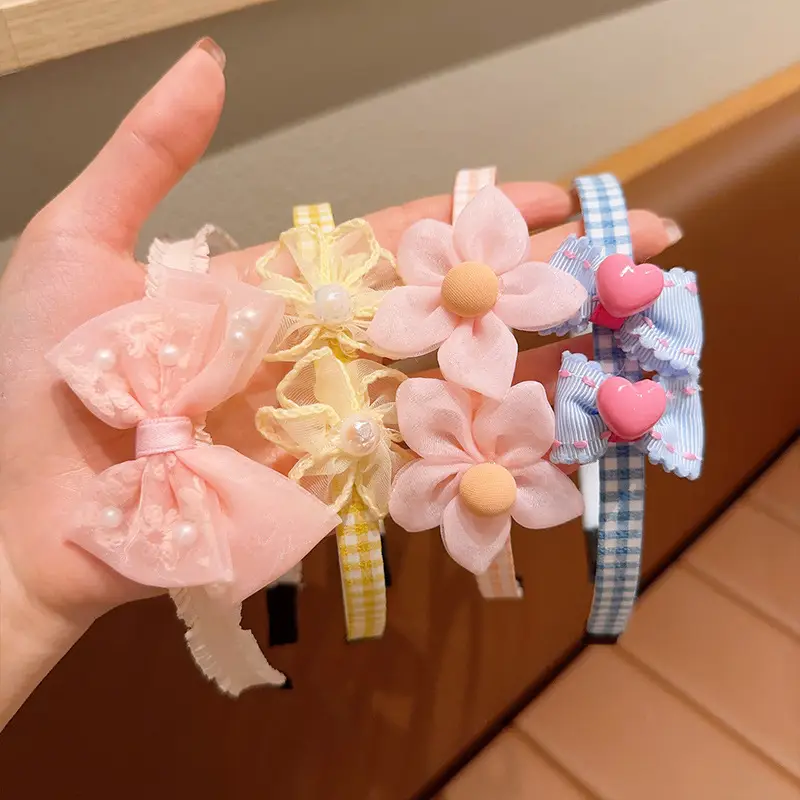 Cute Flower-Shaped Hairbands for Girls - Image 8