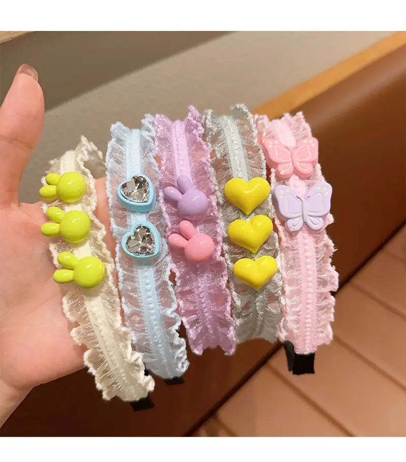 Cute Flower-Shaped Hairbands for Girls — feature 24