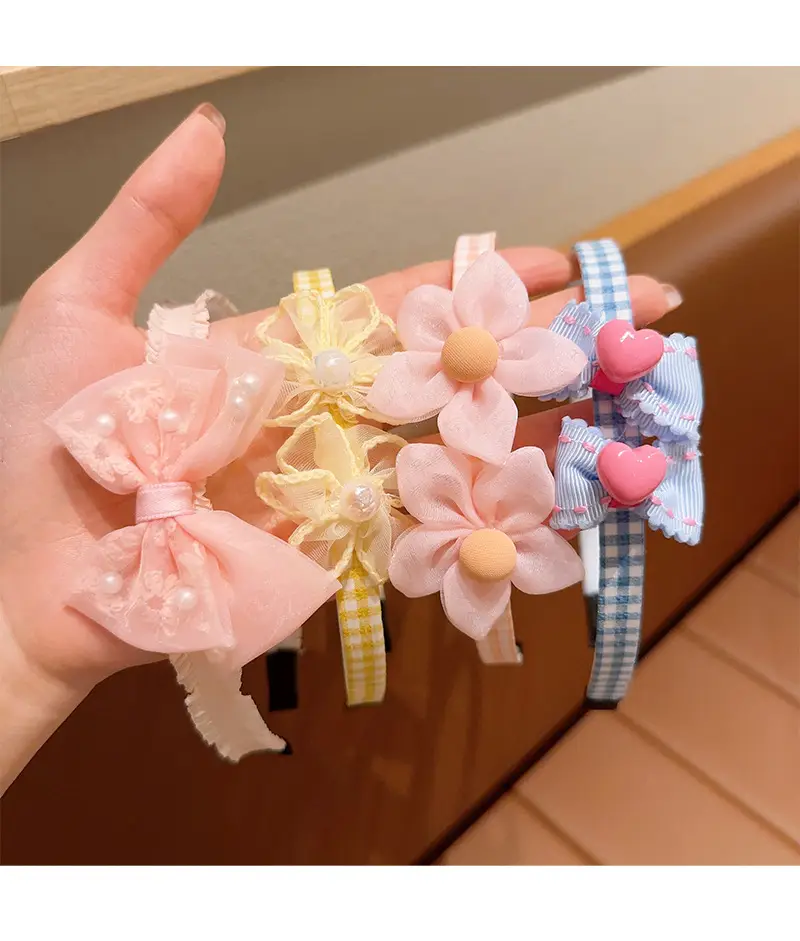 Cute Flower-Shaped Hairbands for Girls — feature 25