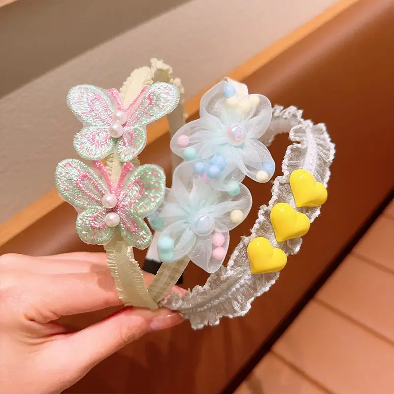 Cute Flower-Shaped Hairbands for Girls - Image 3