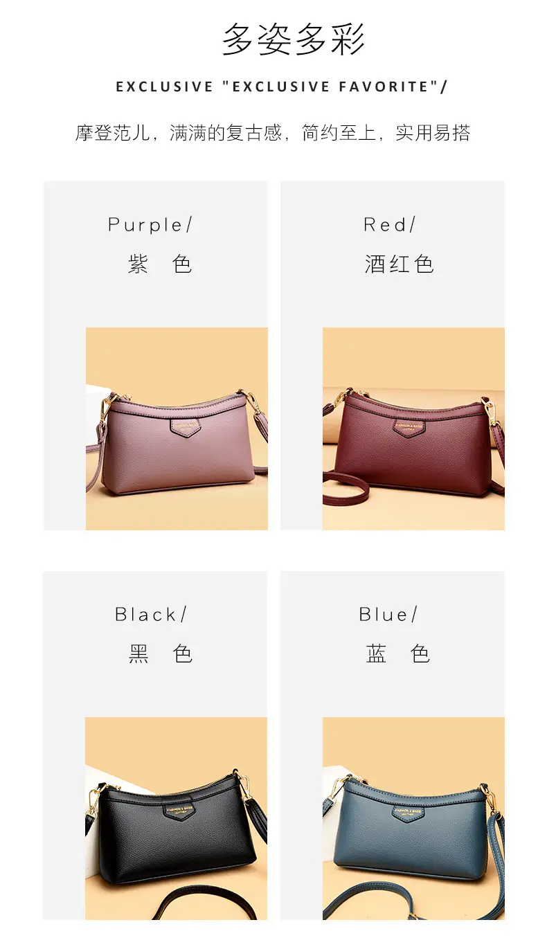 Practical Gift Bag for Mom 2025 New Summer Middle-Aged Women Small Shoulder Bag Versatile Elegant Crossbody Bag — feature 14