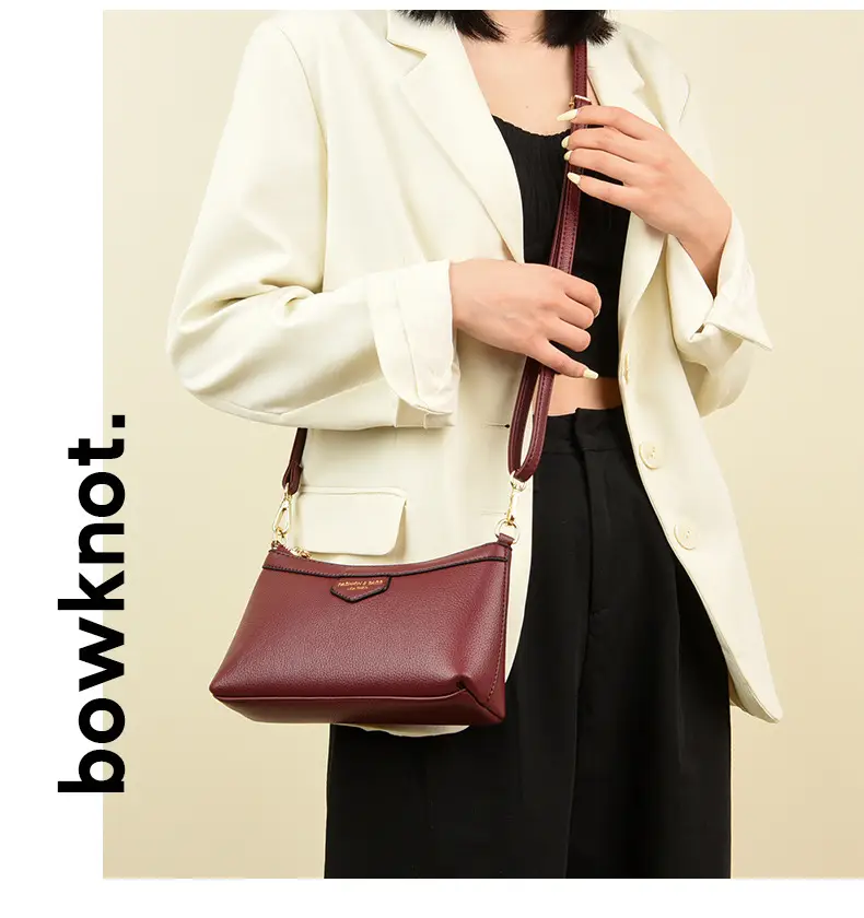 Practical Gift Bag for Mom 2025 New Summer Middle-Aged Women Small Shoulder Bag Versatile Elegant Crossbody Bag — feature 2