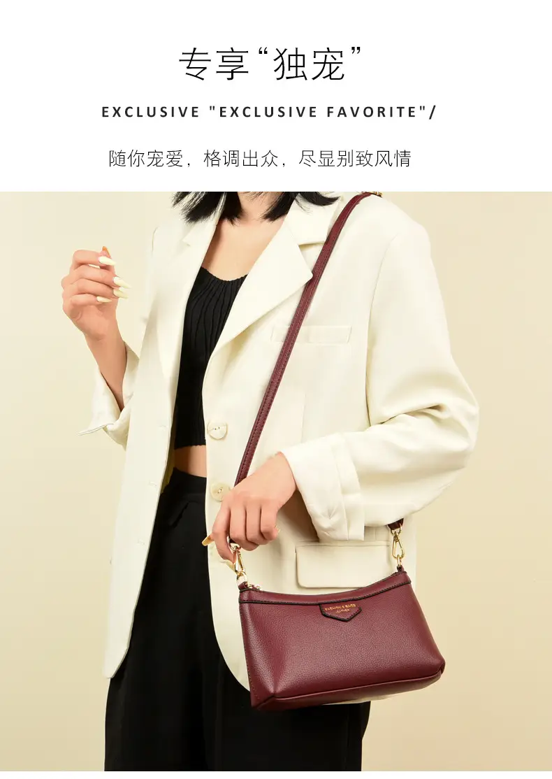 Practical Gift Bag for Mom 2025 New Summer Middle-Aged Women Small Shoulder Bag Versatile Elegant Crossbody Bag — feature 3