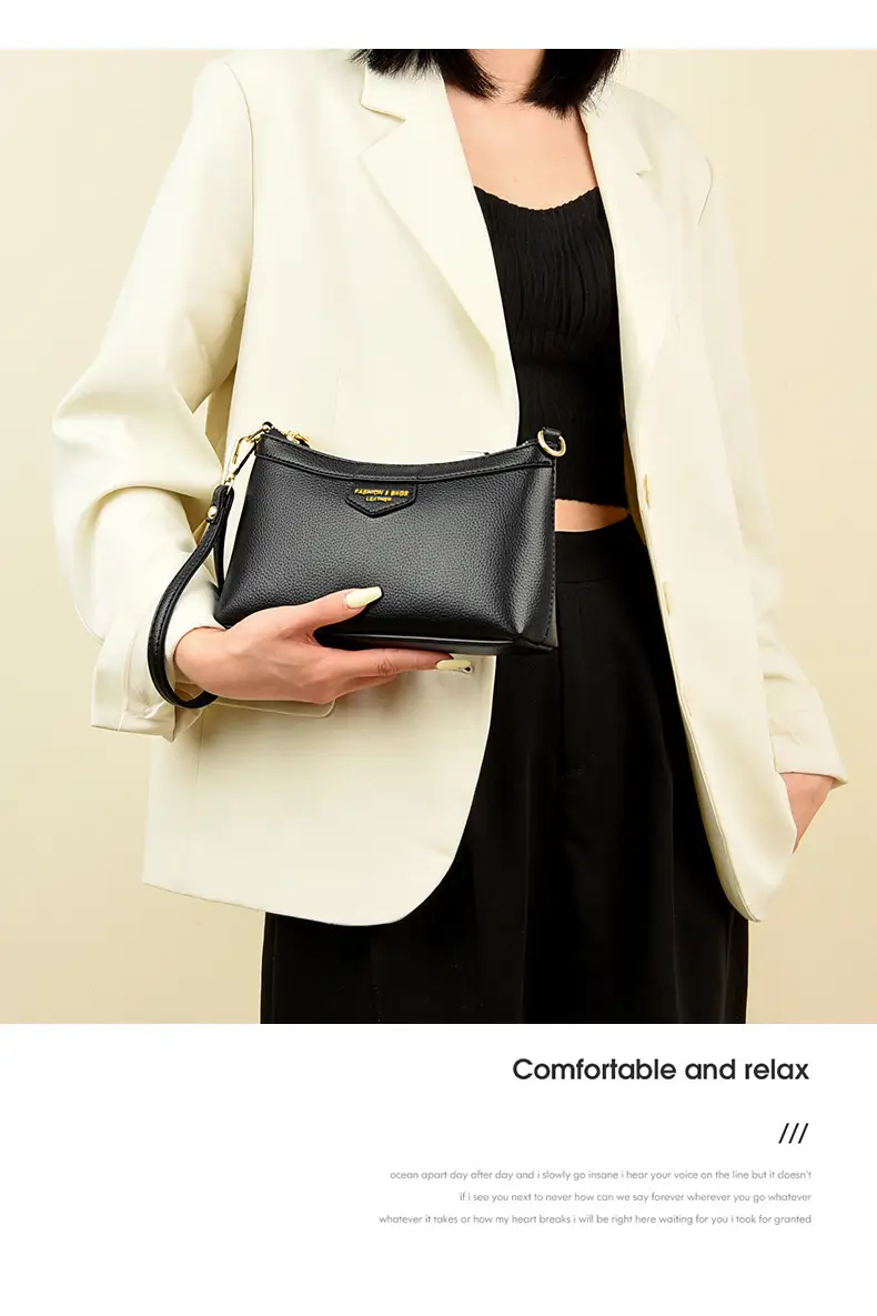 Practical Gift Bag for Mom 2025 New Summer Middle-Aged Women Small Shoulder Bag Versatile Elegant Crossbody Bag — feature 5