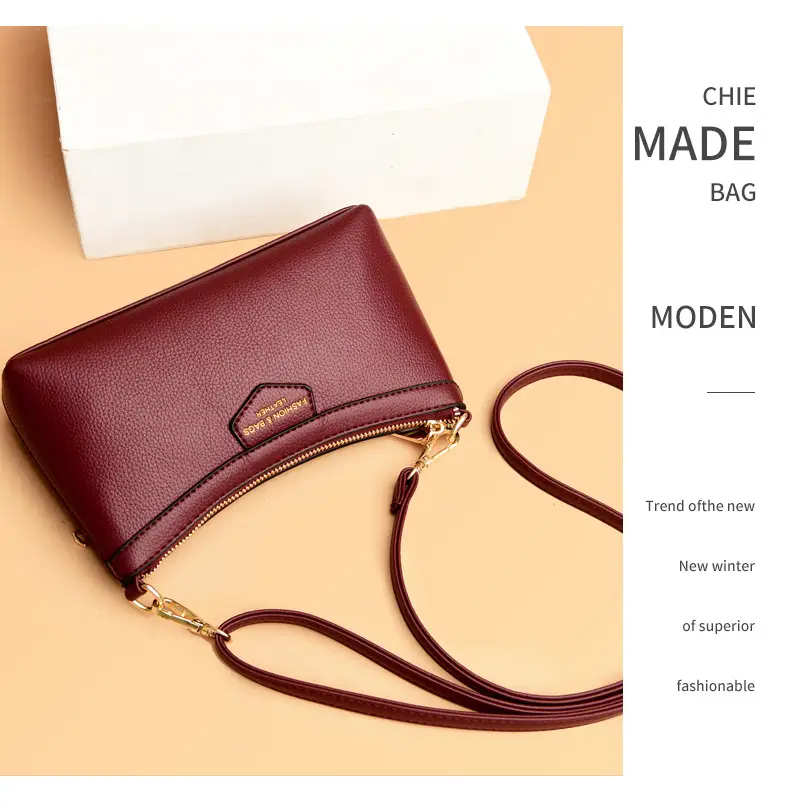 Practical Gift Bag for Mom 2025 New Summer Middle-Aged Women Small Shoulder Bag Versatile Elegant Crossbody Bag — feature 8