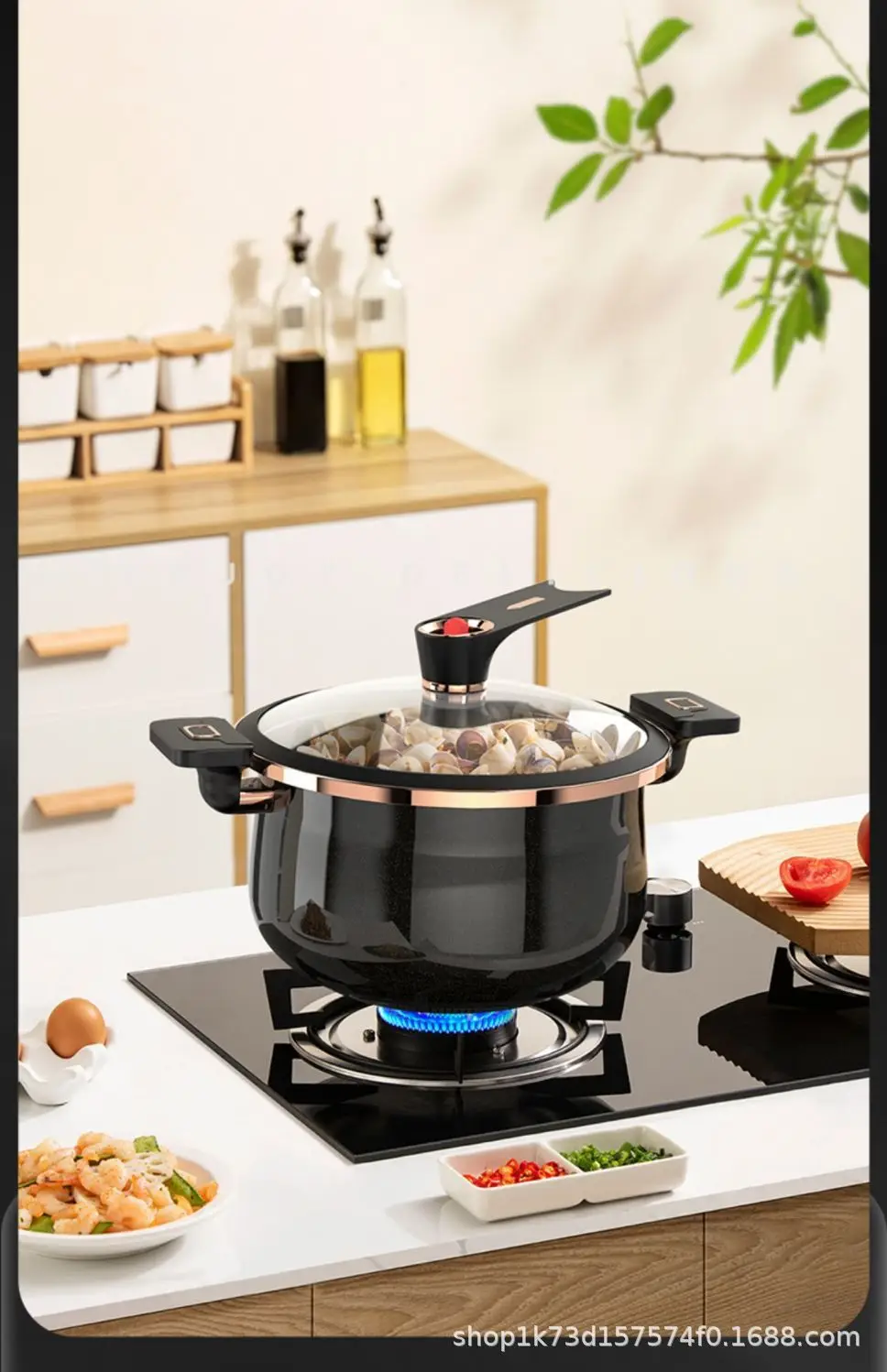 Enamel Micro Pressure Pot 20min Braise Soup — feature 16