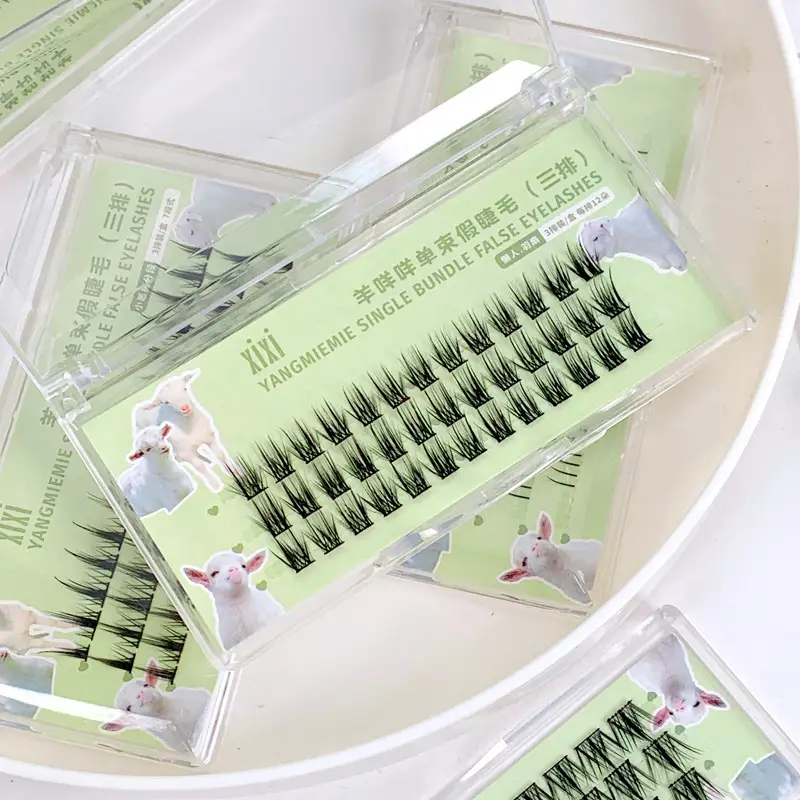 Xixi Lazy Trilogy False Eyelashes Cat Ears Lower Eyelashes