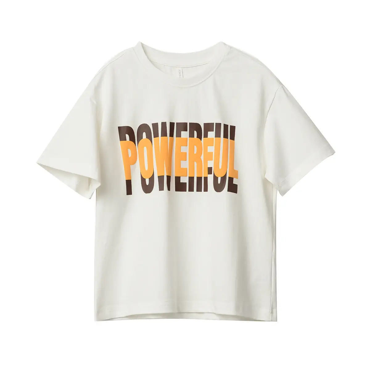 Children Cotton Letter T-Shirt Loose Sweat Wicking Summer Wear - Image 9