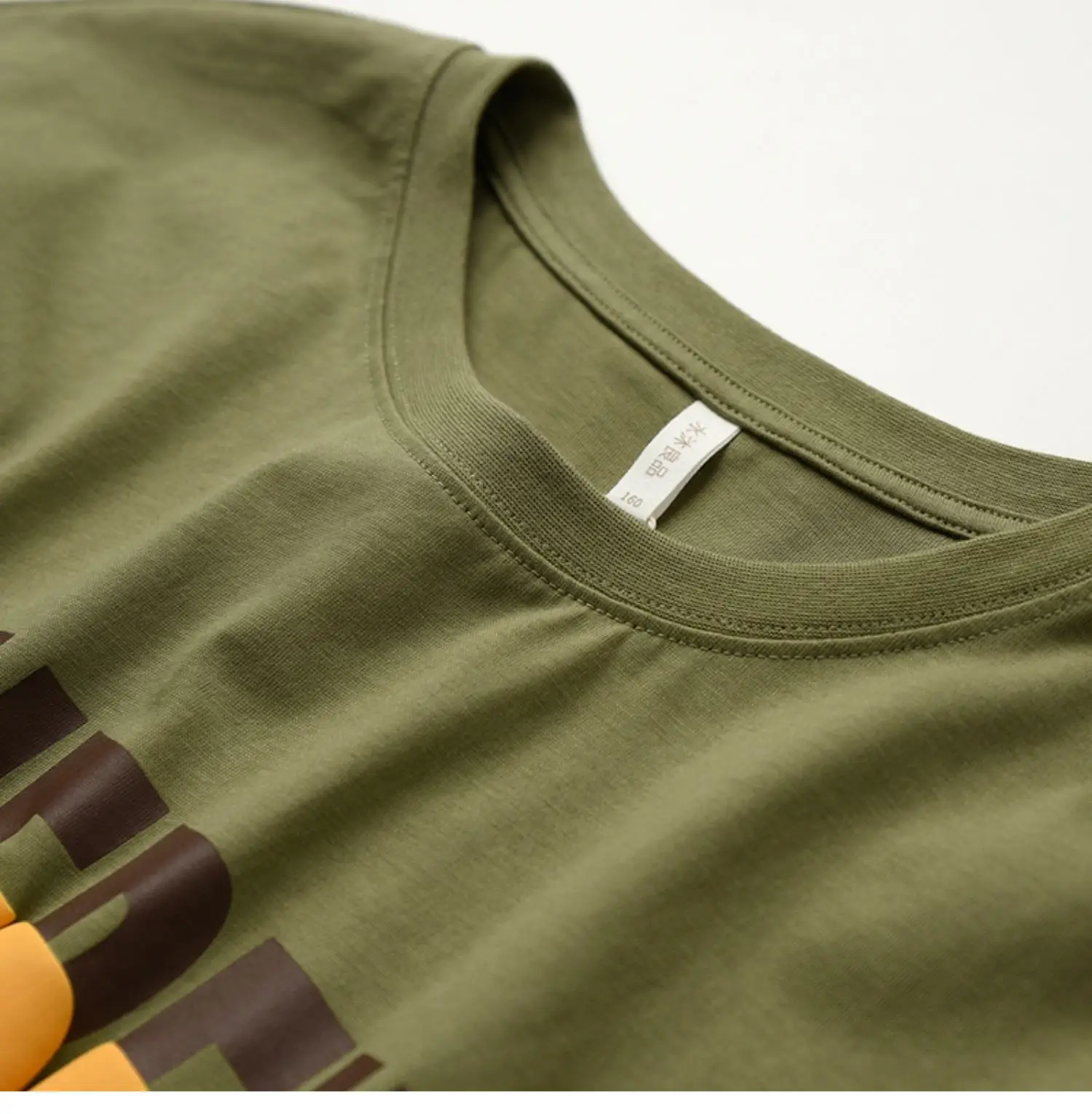 Children Cotton Letter T-Shirt Loose Sweat Wicking Summer Wear — feature 19