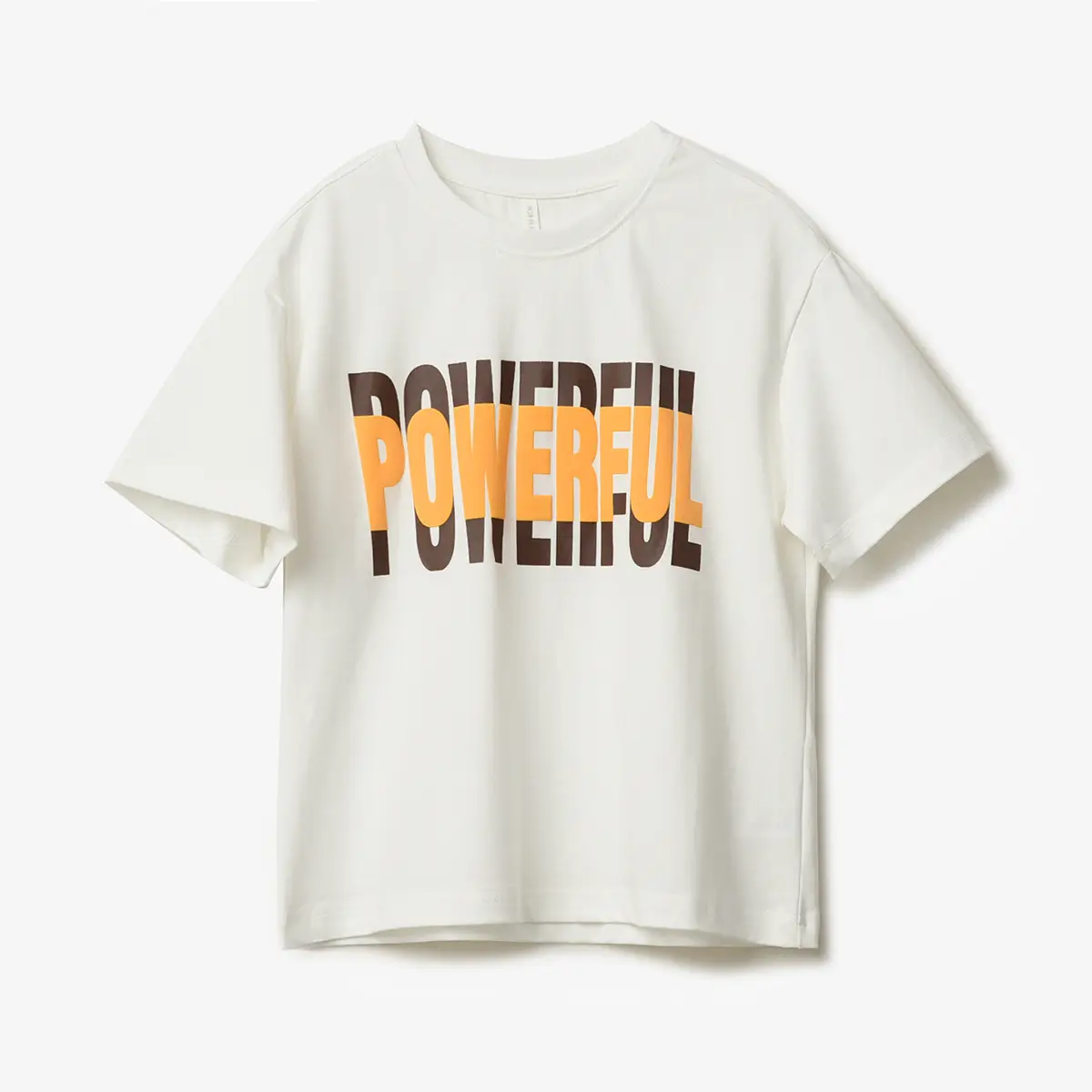 Children Cotton Letter T-Shirt Loose Sweat Wicking Summer Wear - Image 3