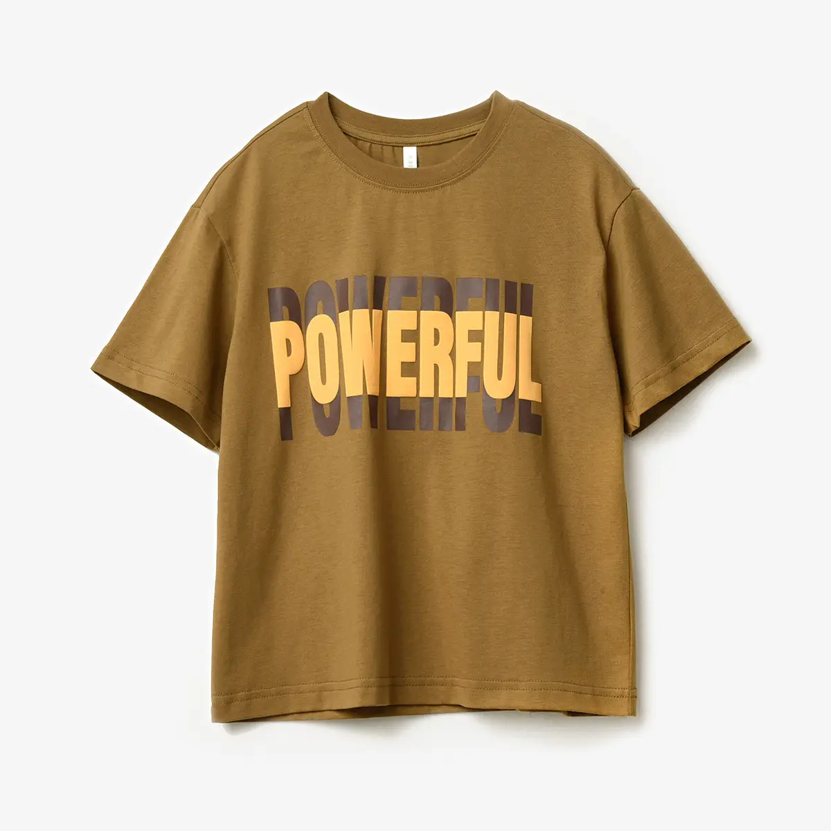 Children Cotton Letter T-Shirt Loose Sweat Wicking Summer Wear - Image 4