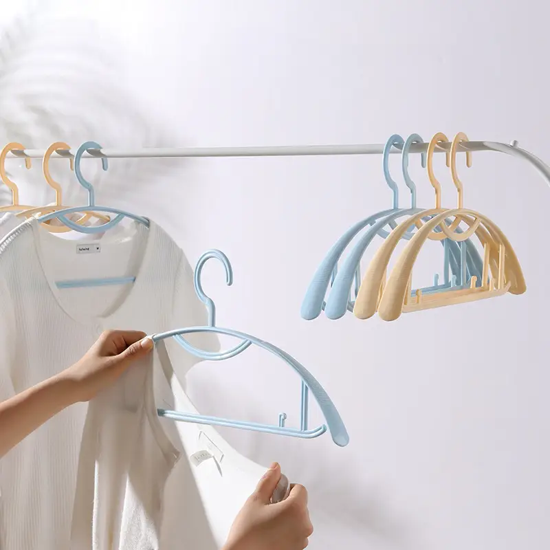 Meiya Round Shoulder Non-Slip Clothes Hanger 10-Pack - Image 3