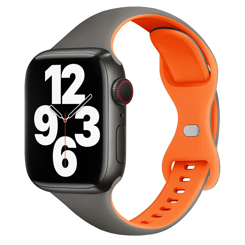 Apple Watch Silicone Strap White Watchcase - Image 32