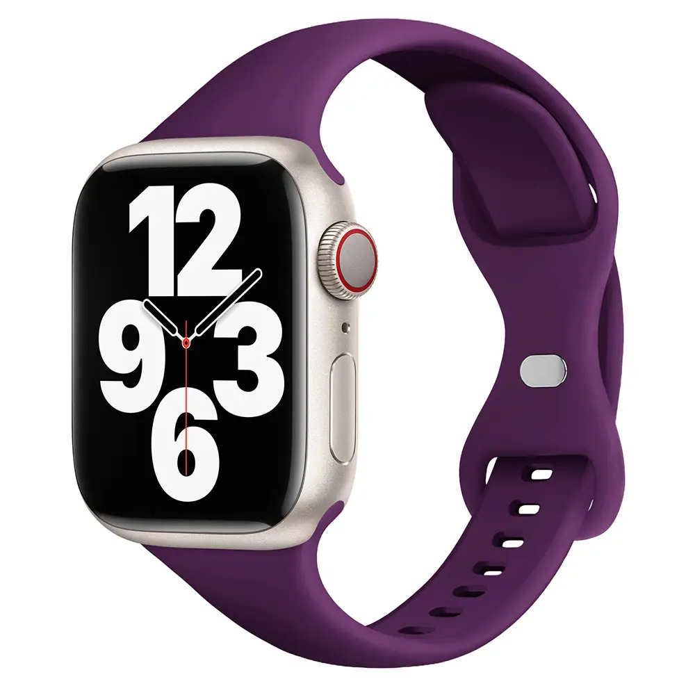 Apple Watch Silicone Strap White Watchcase - Image 12