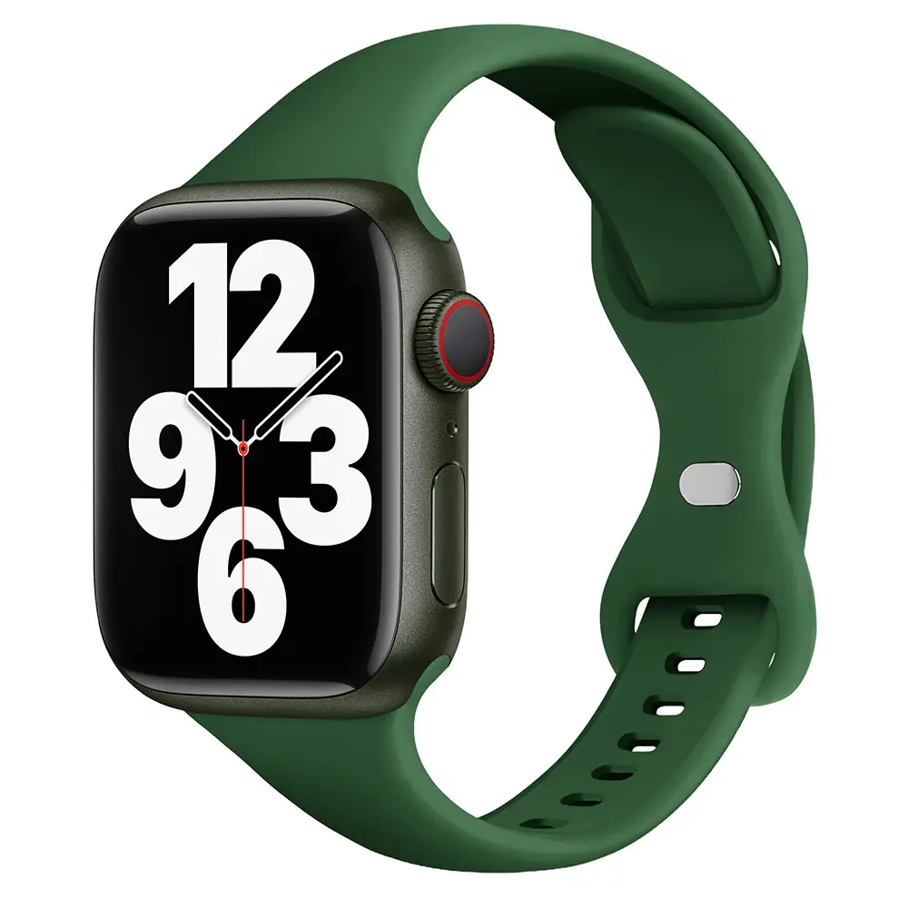 Apple Watch Silicone Strap White Watchcase - Image 17