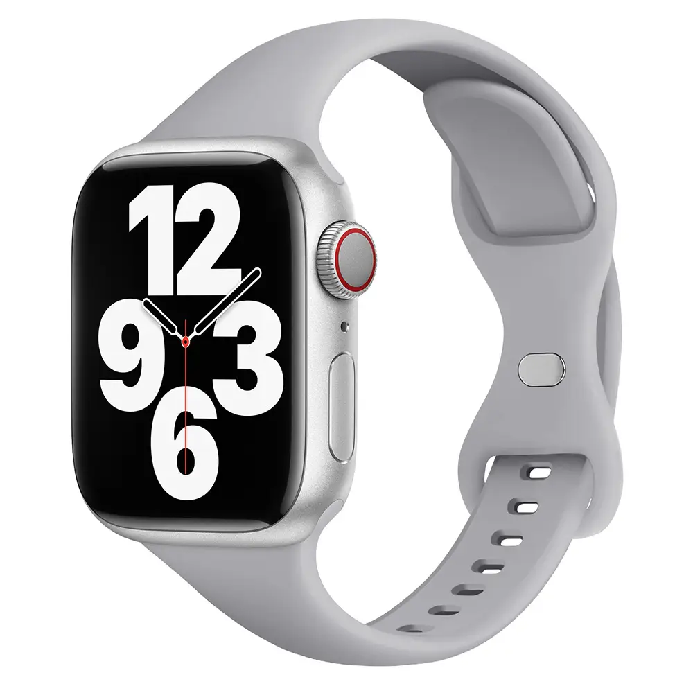 Apple Watch Silicone Strap White Watchcase - Image 19