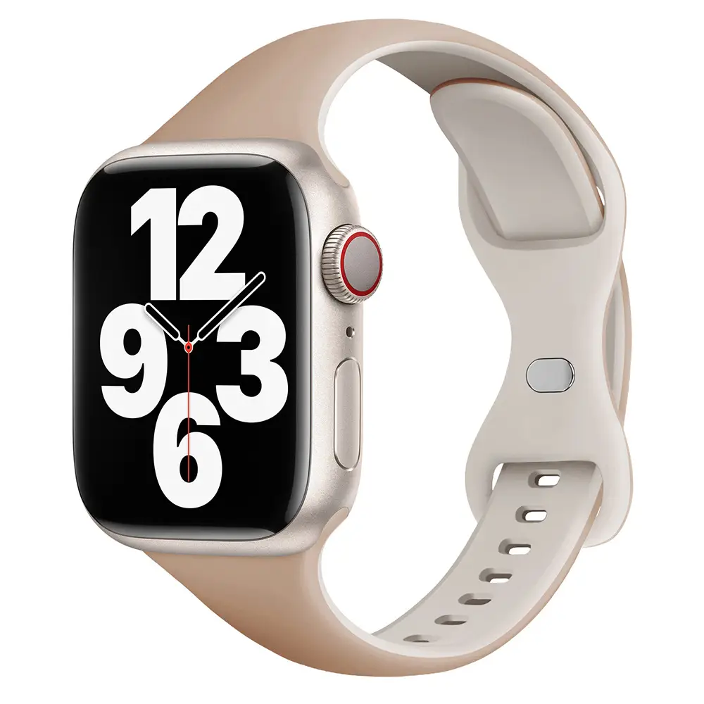 Apple Watch Silicone Strap White Watchcase - Image 21
