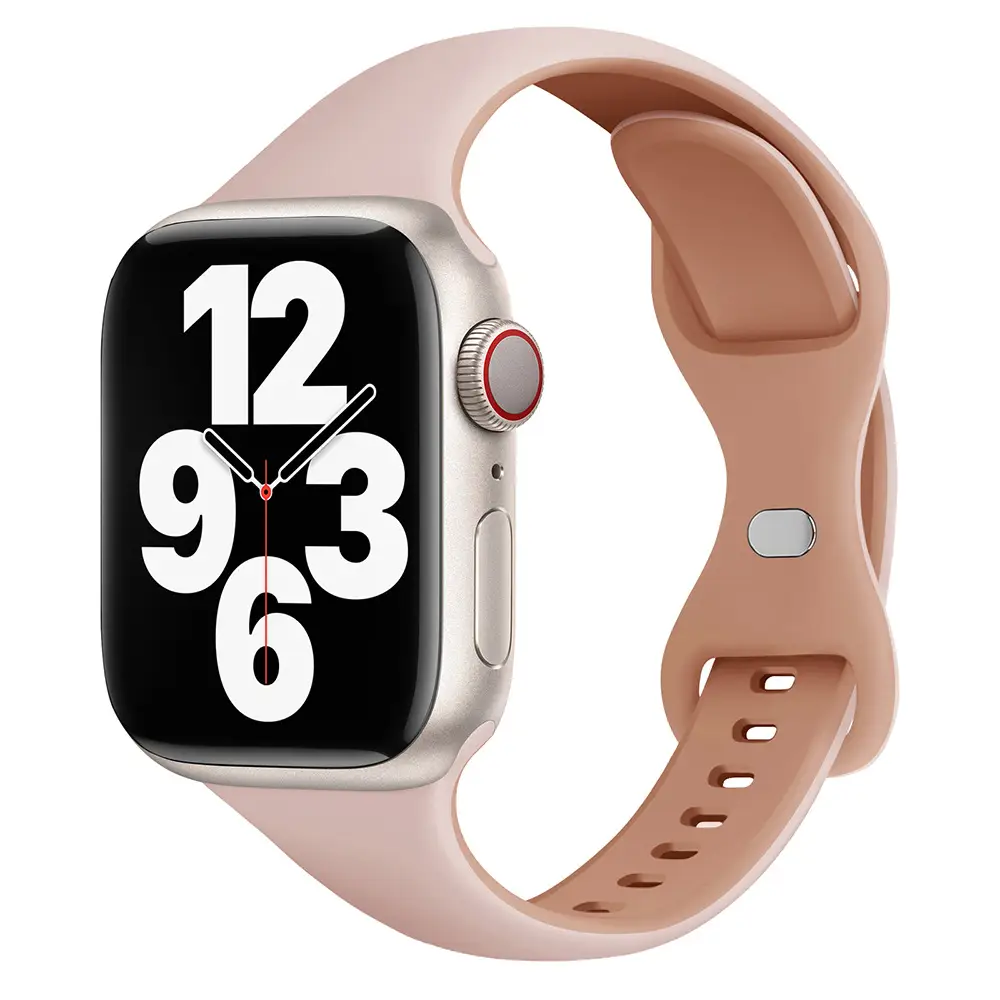 Apple Watch Silicone Strap White Watchcase - Image 22