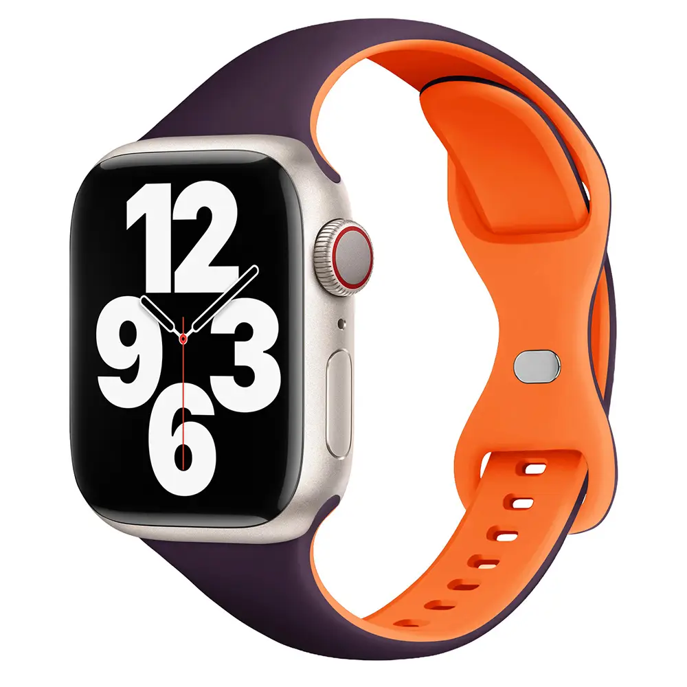 Apple Watch Silicone Strap White Watchcase - Image 25