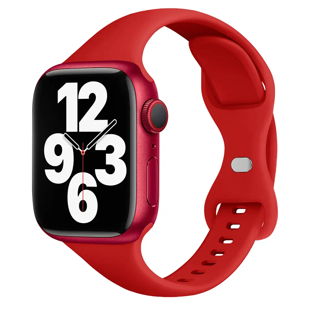 Apple Watch Silicone Strap White Watchcase - Image 3
