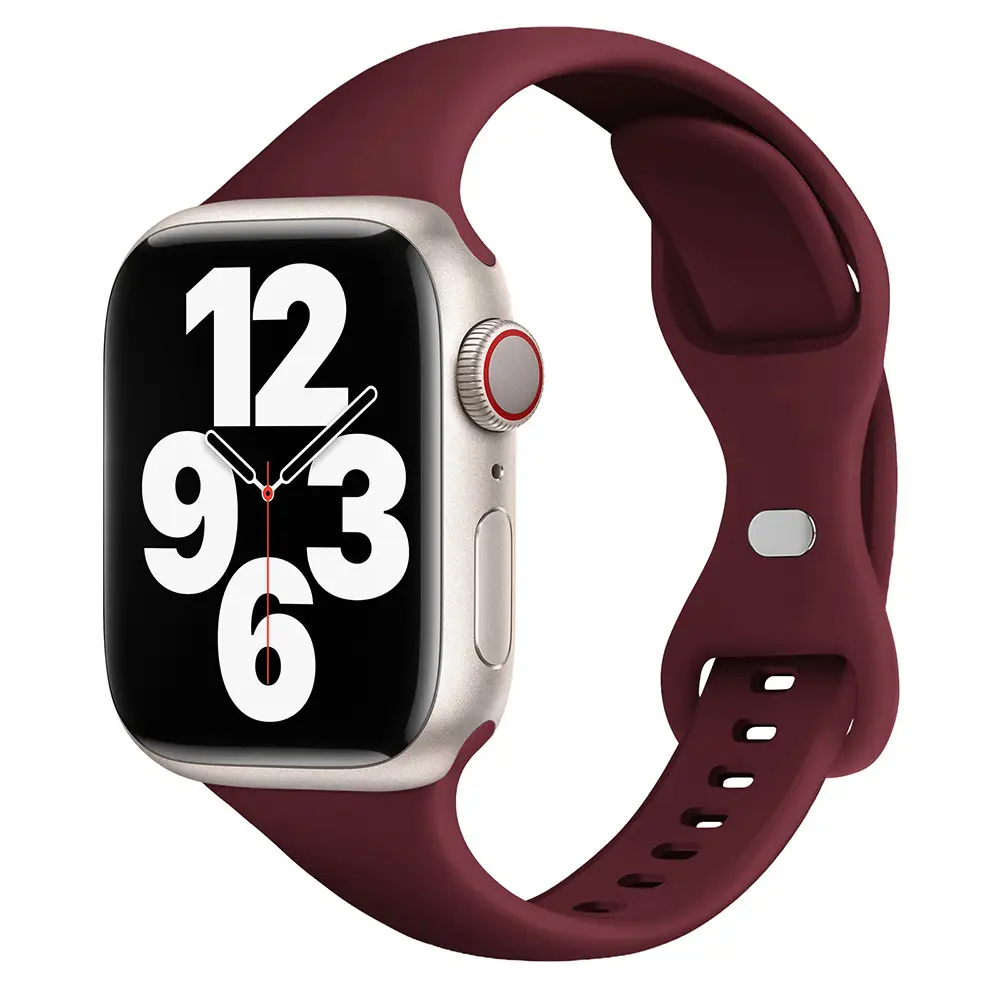 Apple Watch Silicone Strap White Watchcase - Image 5