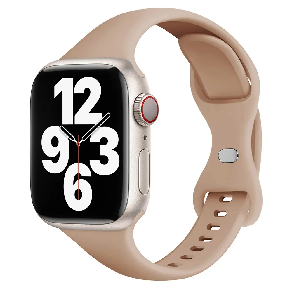 Apple Watch Silicone Strap White Watchcase - Image 6