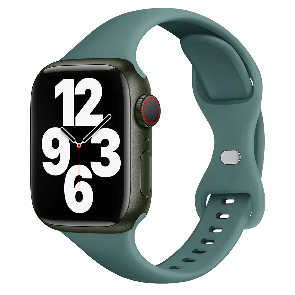 Apple Watch Silicone Strap White Watchcase - Image 7