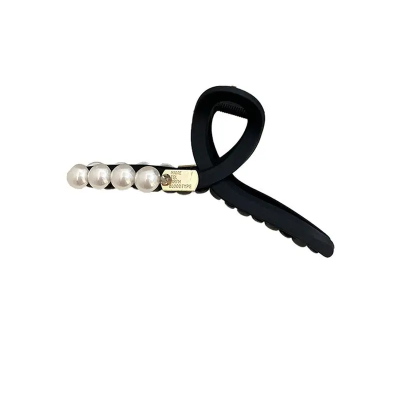 Black Pearl Hairpin for Women High-Grip Updo Clip - Image 10