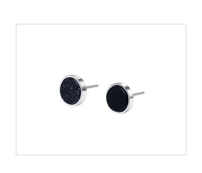Men's 999 Foot Silver Earrings High-end Hip Hop Ruffian Handsome — feature 34