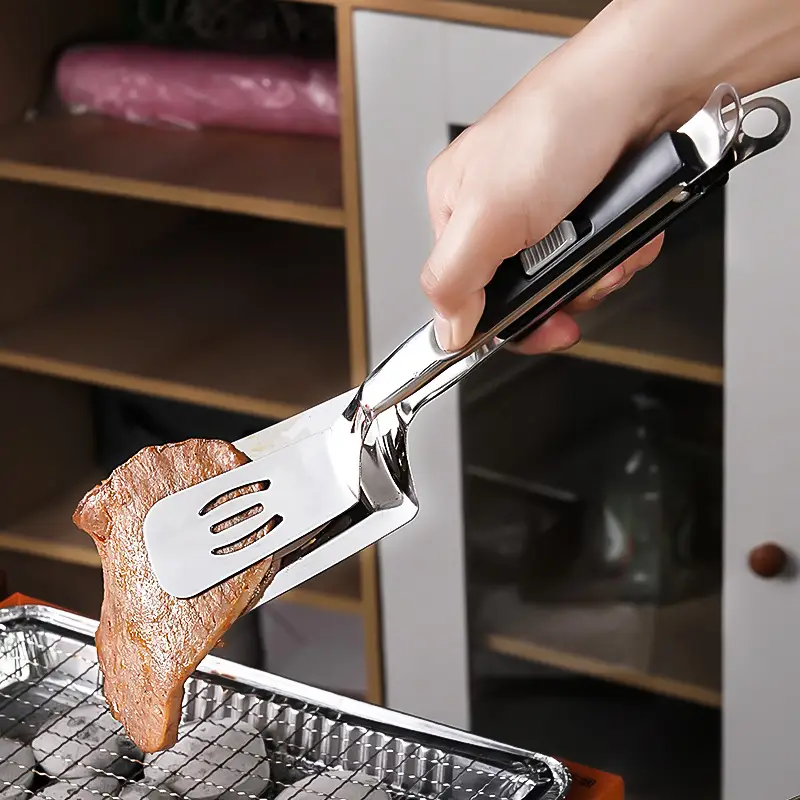 304 Stainless Steel Steak Clips 6.6cm Anti-Scalding