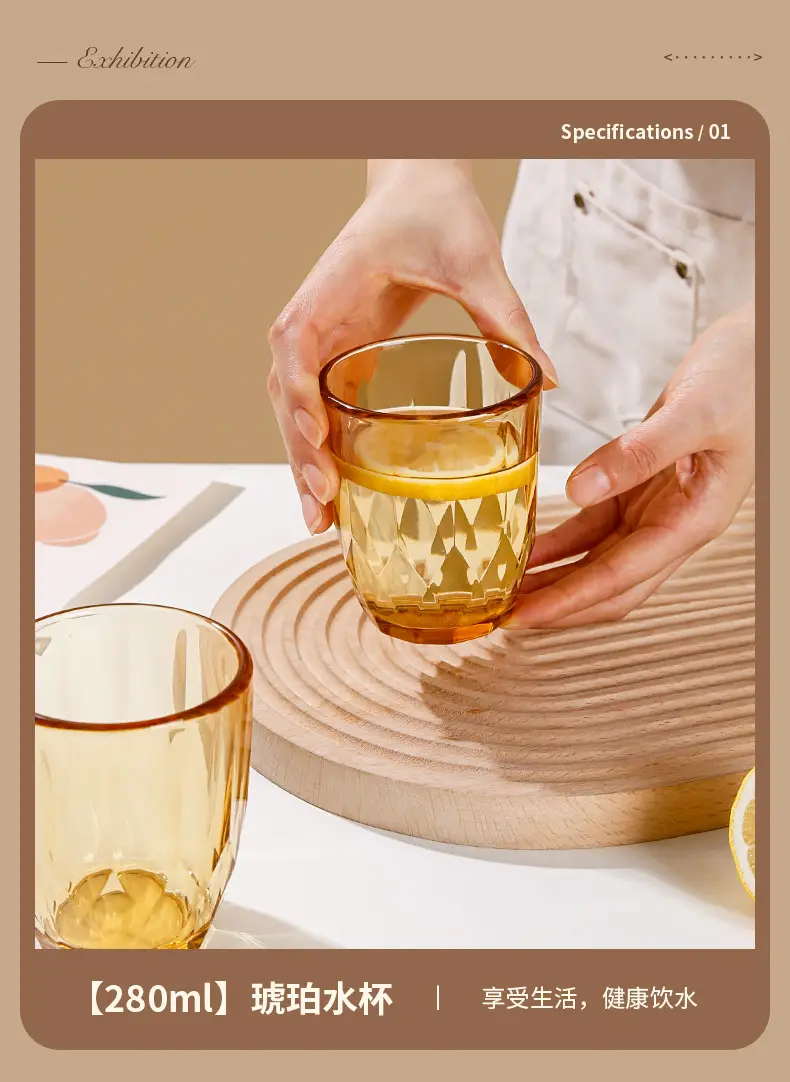 Amber Glass Bowl for Microwave High Temperature Resistant Household Noodle Bowl Salad Bowl Rice Bowl Soup Bowl Tableware Set — feature 9