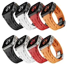 Apple Watch Silicone Strap Liquid Silicone Buckle Multi Color — feature 11