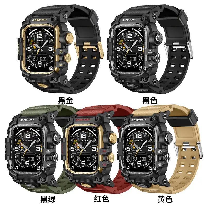 Apple Watch Silicone Strap Liquid Silicone Buckle Multi Color — feature 25