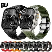 Apple Watch Silicone Strap Liquid Silicone Buckle Multi Color — feature 3