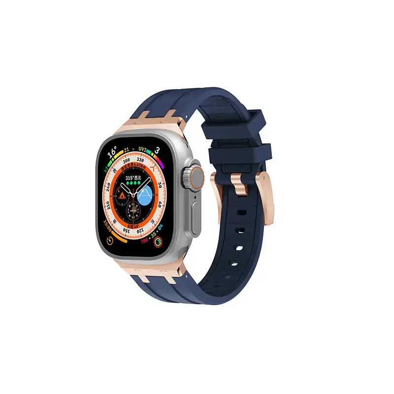 Apple Watch Silicone Strap Liquid Silicone Buckle Multi Color - Image 14