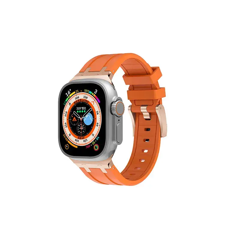 Apple Watch Silicone Strap Liquid Silicone Buckle Multi Color - Image 15