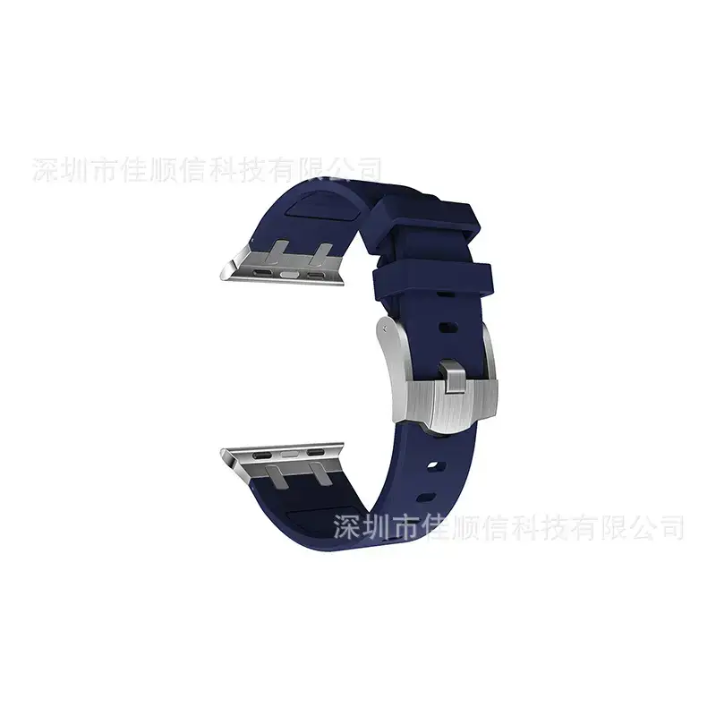 Apple Watch Silicone Strap Liquid Silicone Buckle Multi Color - Image 2