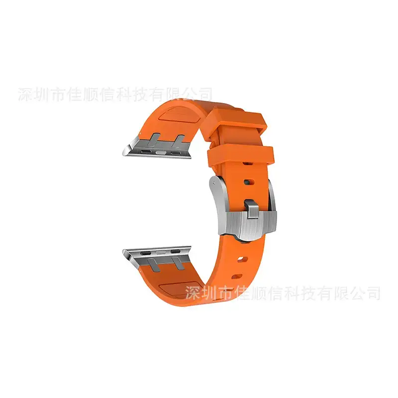 Apple Watch Silicone Strap Liquid Silicone Buckle Multi Color - Image 3
