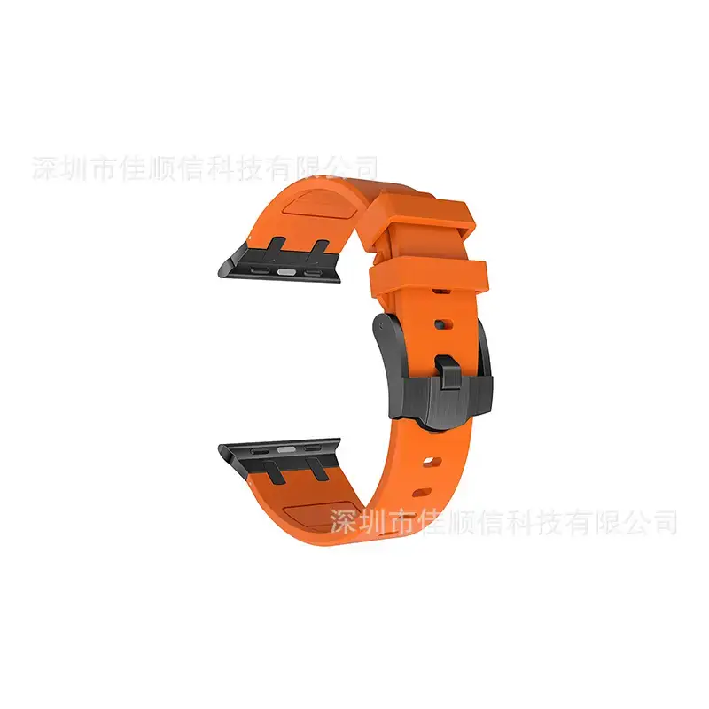 Apple Watch Silicone Strap Liquid Silicone Buckle Multi Color - Image 7