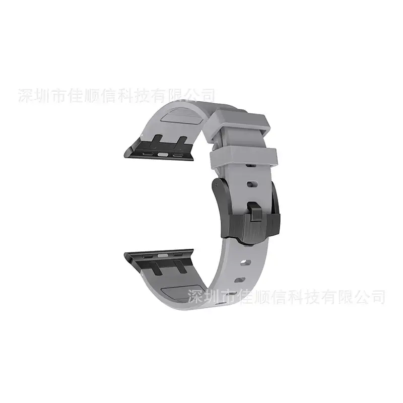 Apple Watch Silicone Strap Liquid Silicone Buckle Multi Color - Image 8
