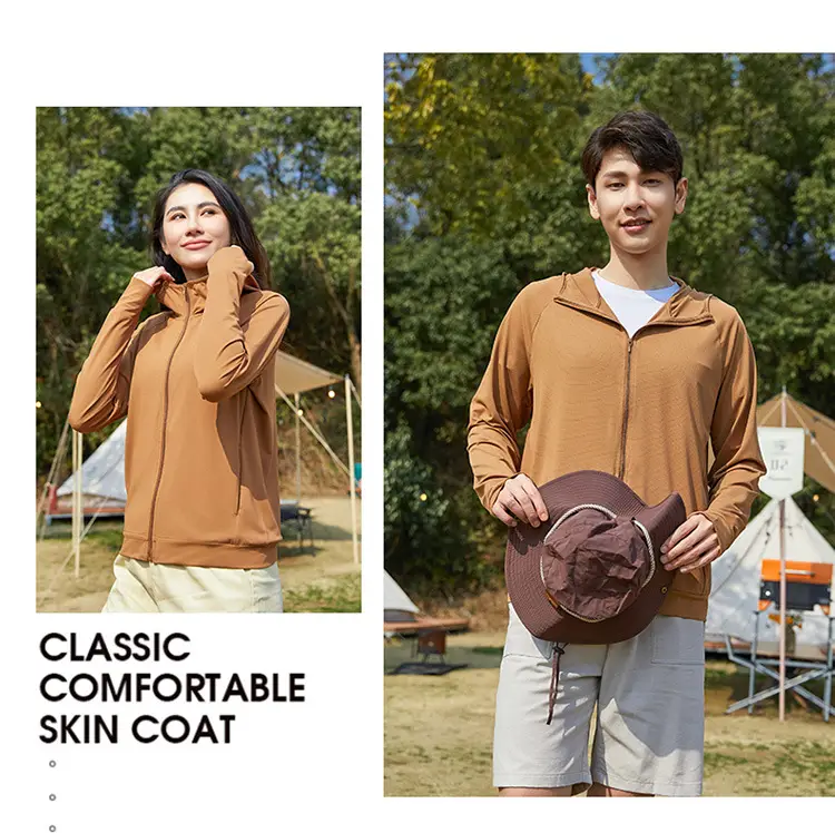 Women Ice Silk Sunscreen Jacket Cream Yellow — feature 24