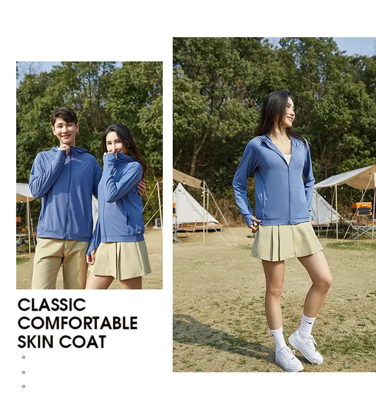 Women Ice Silk Sunscreen Jacket Cream Yellow — feature 30