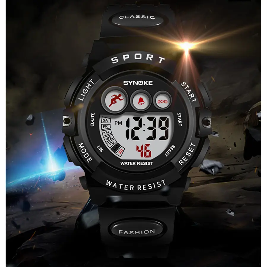 SYNOKE Waterproof Kids Watch Sport Colorful - Image 8