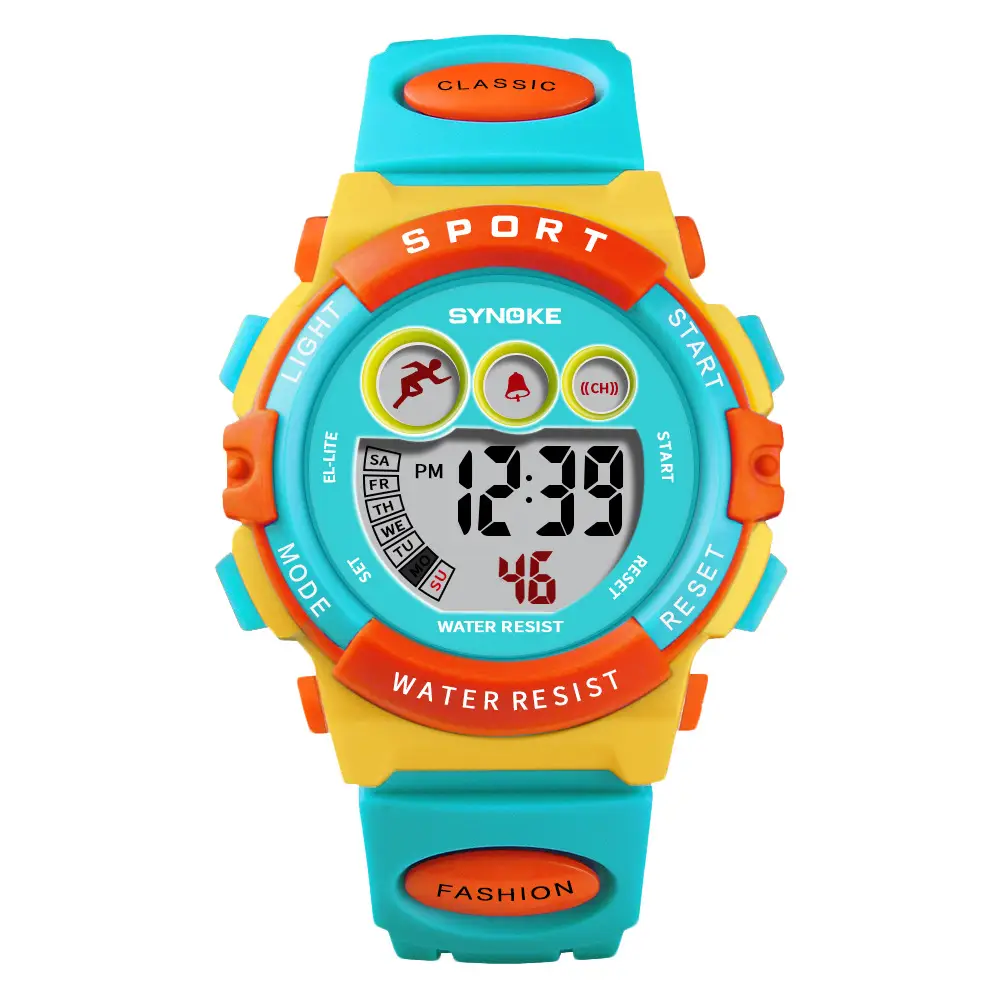 SYNOKE Waterproof Kids Watch Sport Colorful - Image 10