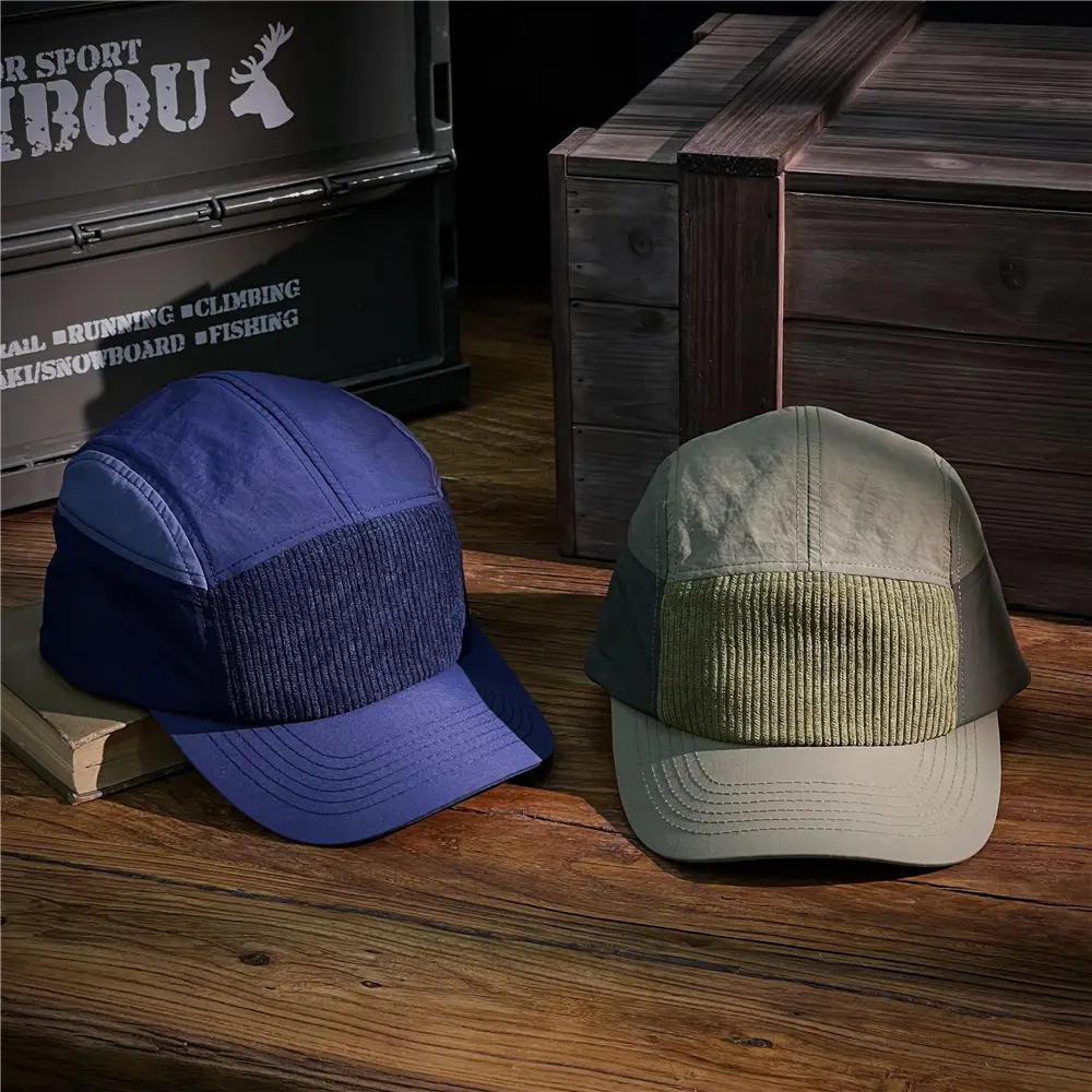 Japanese Street Fashion Baseball Cap Retro Blue Mesh