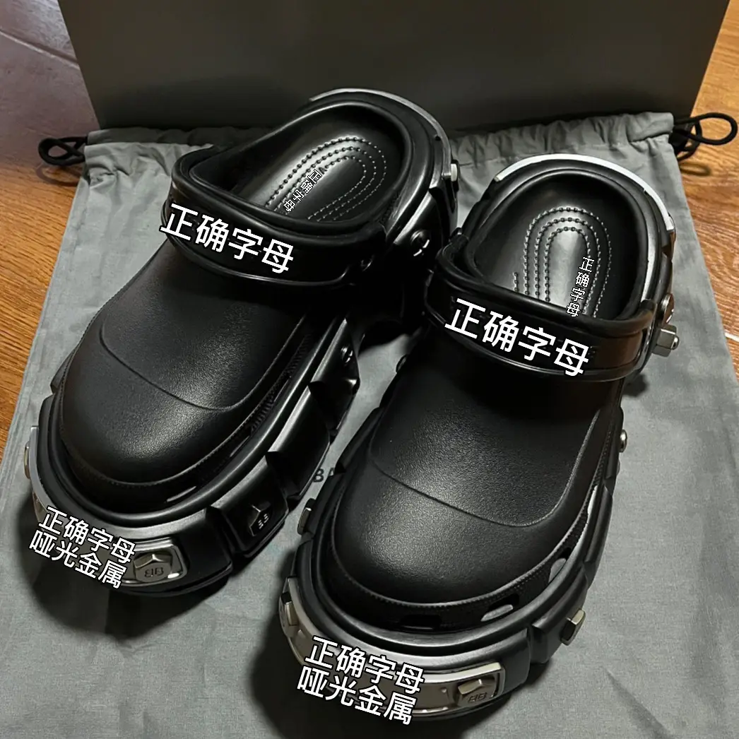 Cross-Border Platform Sandals with Metal Studs Black White — feature 9