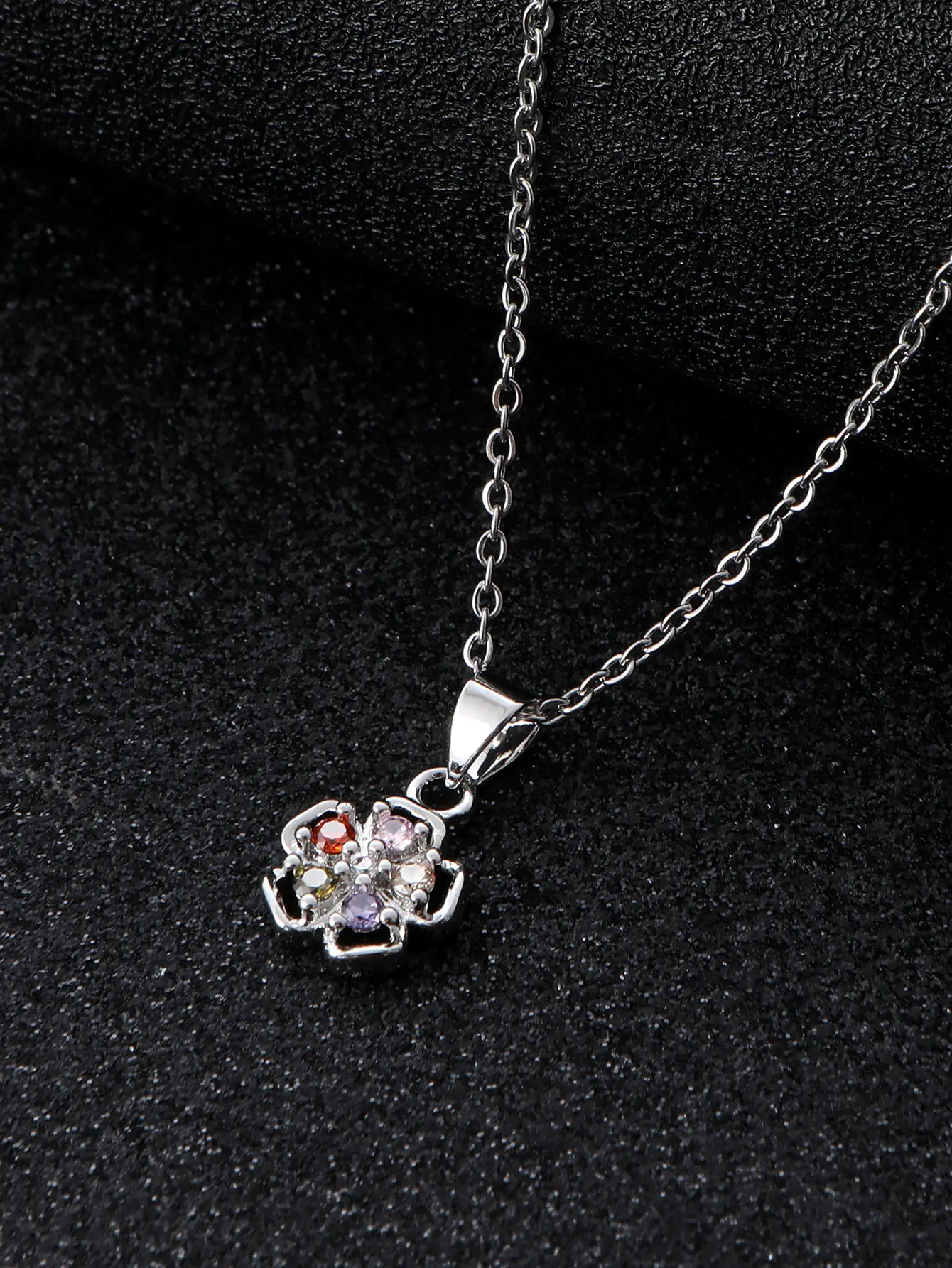 Lucky Zircon Earrings Necklace Set for Women — feature 14